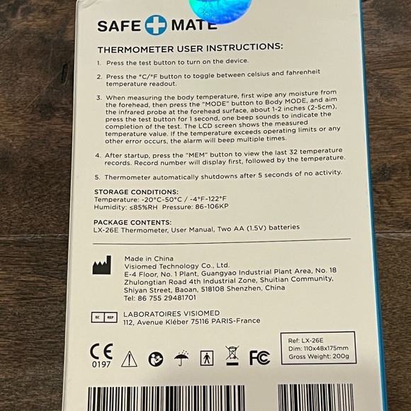 Fridababy Quick Read Flexible Tip Rectal Baby Thermometer Keep Clean Case NEW - Picture 11 of 12